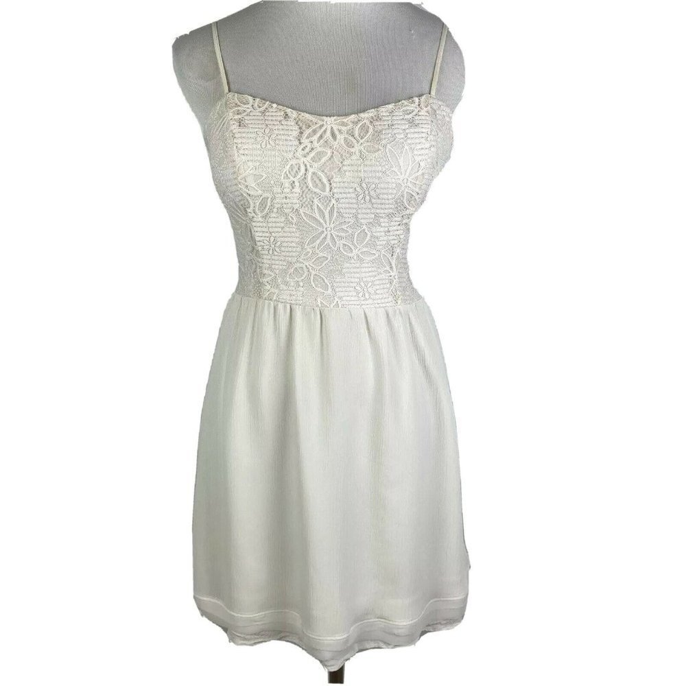 Princess Vera Wang Lace Fit & Flare Mini Dress Women's Junior‎ 5 Spaghetti Strap